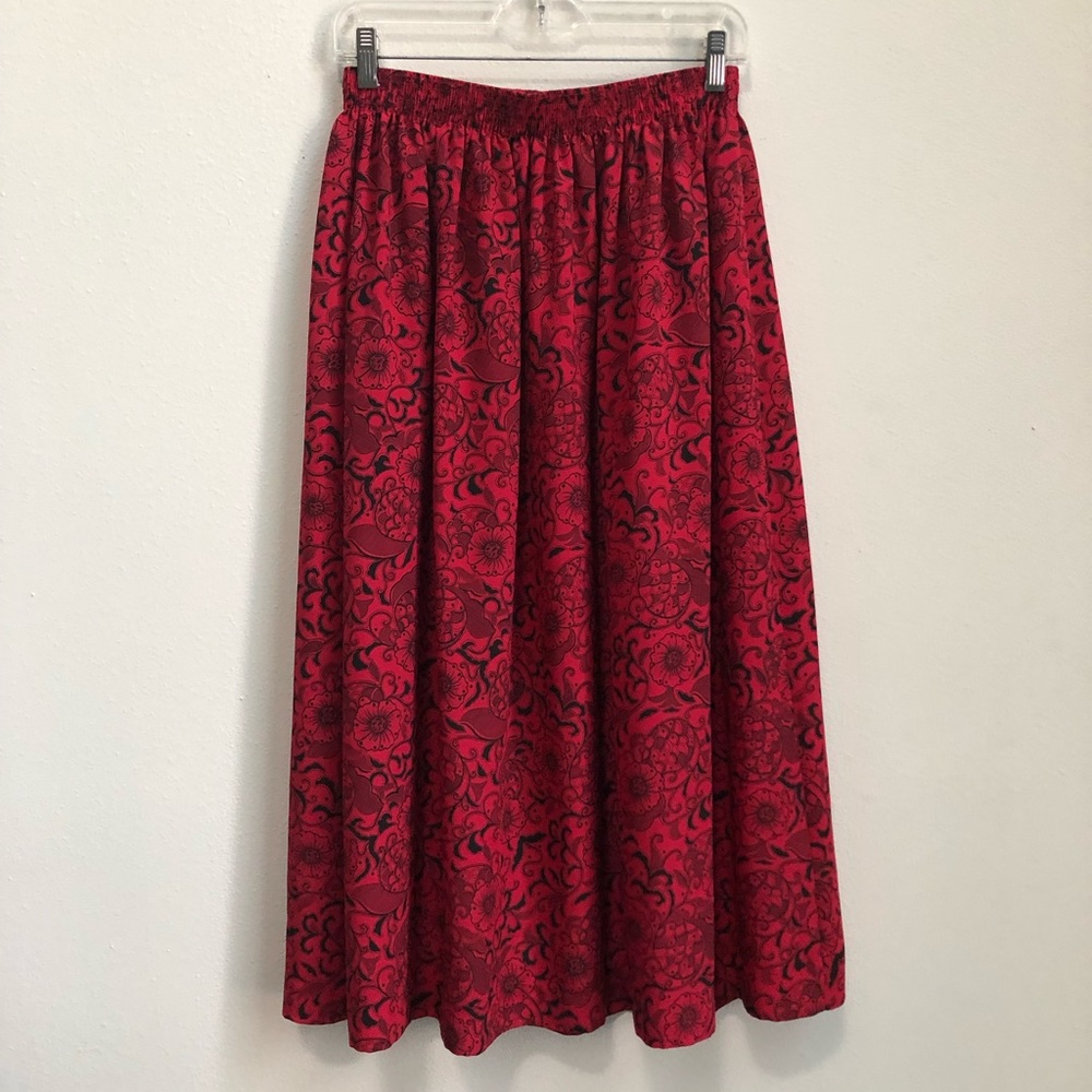 80’s vintage floral skirt